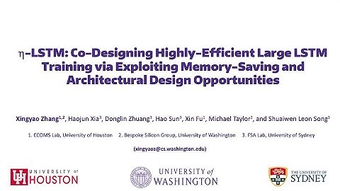 η-LSTM: Co-Designing Highly-Efficient LargeLSTM Training (ISCA