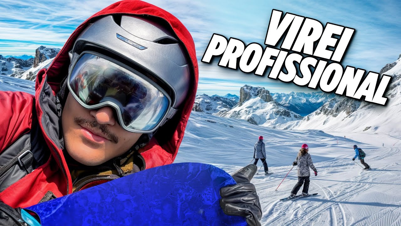 MINHA EVOLUÇÃO EM 3 DIAS ANDANDO DE SNOWBOARD NA SUIÇA A PRIMEIRA VEZ