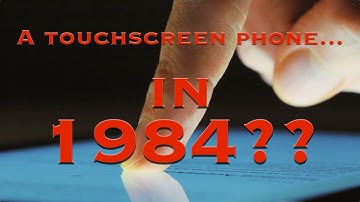 A touchscreen phone from the 1980s!