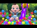 Color Ball | Rock A Bye Baby &amp; Johny Johny Yes Papa  | Nursery Rhymes &amp; Kids Songs | Kindergarten