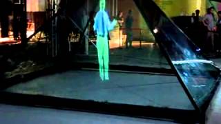 ViTech big size 3D hologram projection
