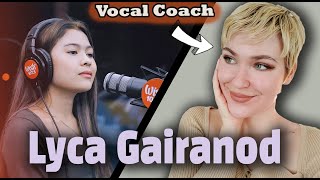 LYCA GAIRANOD - Kabilang Buhay LIVE on Wish 107.5 Bus -  Vocal Coach & Professional Singer Reaction