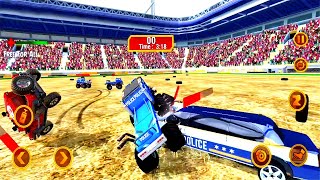 Monster Truck Demolition Derby Games：US Police Demolition Derby #3 - Android Gameplay screenshot 5