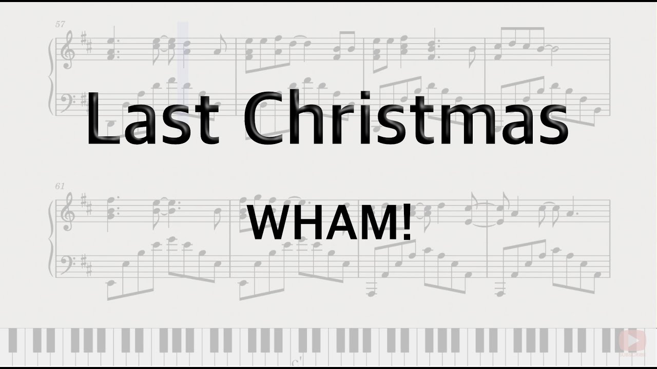 Last Christmas Partituras, Wham!