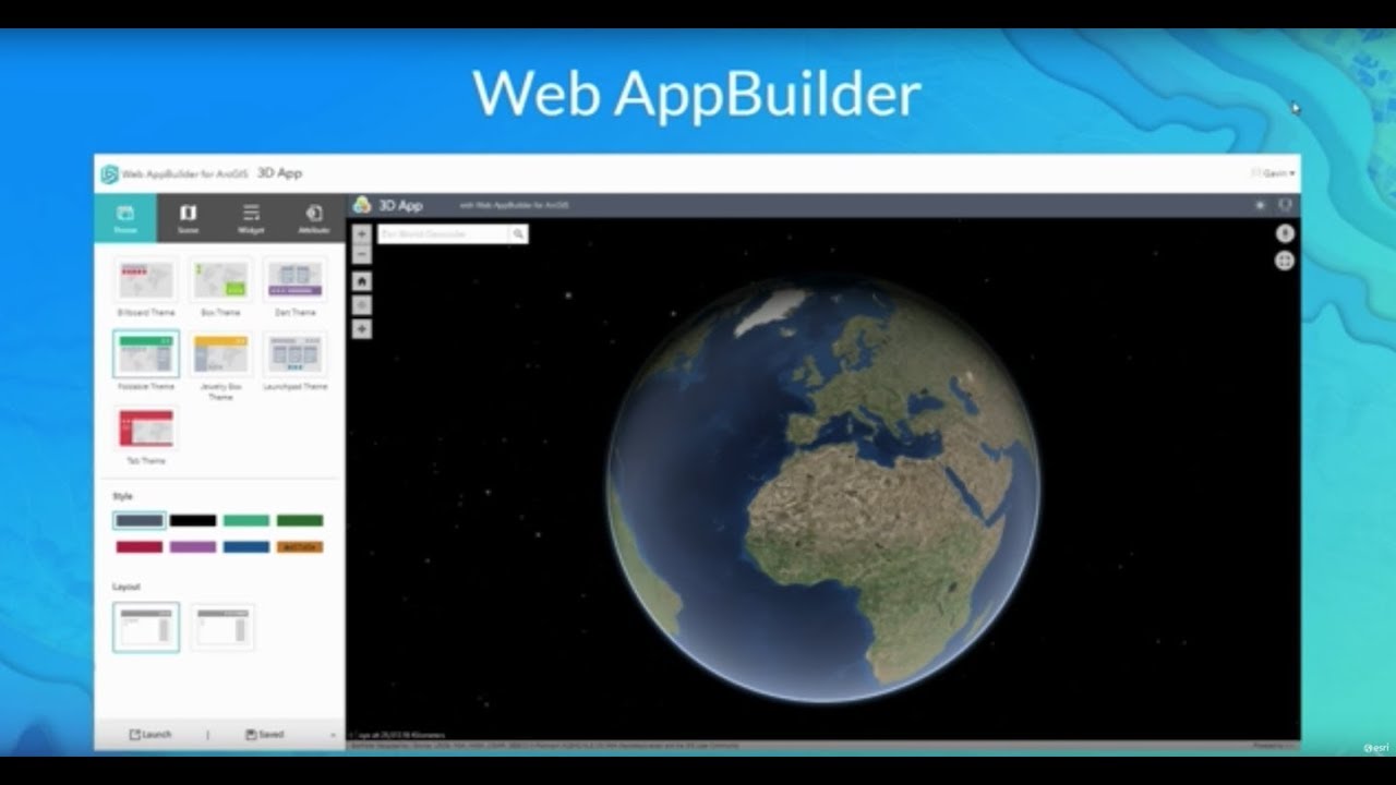 Web AppBuilder for ArcGIS: Advanced Development Tools and ...