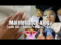 Maintenance Vlog | Hang out with me while I go to my Appointments *Lash fill + facial + mani + pedi*