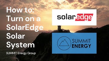 How To Turn On Your System - Solar Edge Inverter