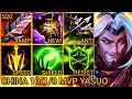 Yasuo MVP Mid Lane S Rating 10/1/8 - China Wild Rift New Meta Build &amp; Runes By Tiarty