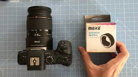 MEIKE EF-RF adapter for EOS R: it just works! J-D fast review (also R5 R6 RP models)