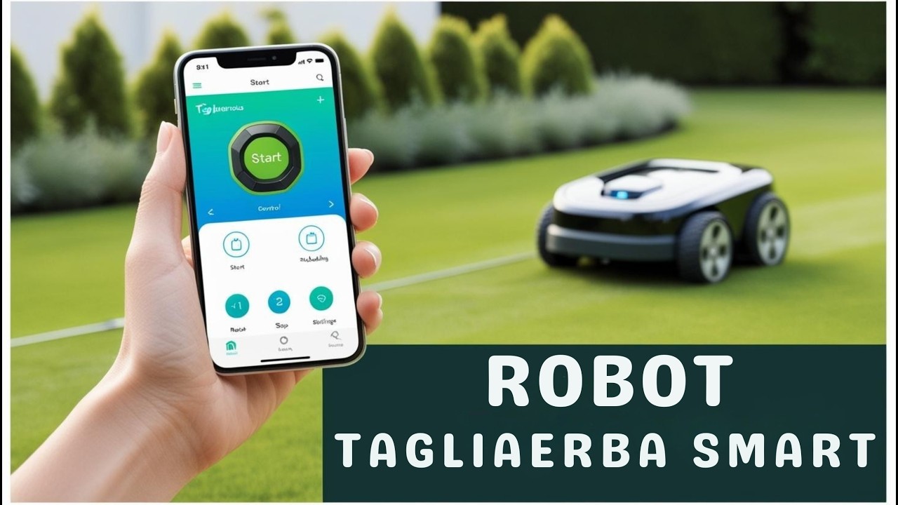 Robot rasaerba con app e mappatura