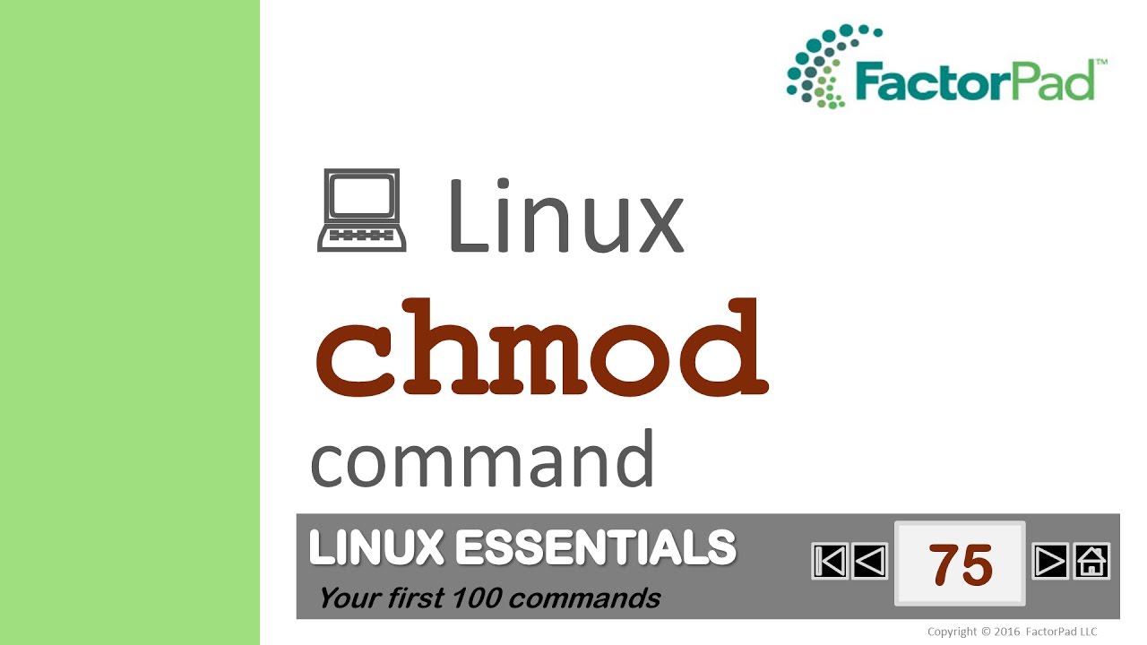 chmod คือ  2022  Linux chmod command summary with examples