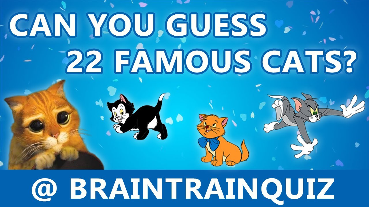 Can YOU guess 22 FAMOUS CATS? YouTube