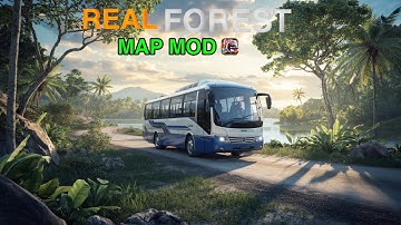 Real Forest Map Mod for Bus Simulator Indonesia | Explore Lush Jungle Routes!