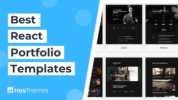 10 Best React Portfolio Website Templates in 2023 | React Personal Website Templates