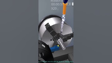 G92 in CNC | What is G92 in Fanuc | #simulator​​ #cnc​#boringOperations​#shorts #short