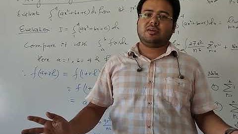 Lecture:15{Integration By First Principle}