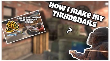 Critical Ops | How i make my thumbnails?