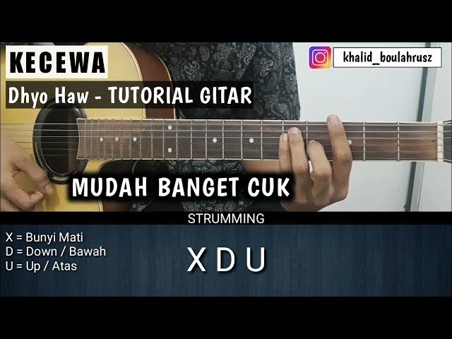 Tutorial Gitar | Dhyo Haw - Kecewa | Belajar Gitar Pemula class=