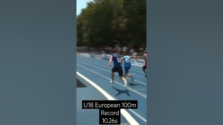 Teddy Wilson European U18 100m Record - 10.26s 🔥🔥 #shorts #athletics #100m