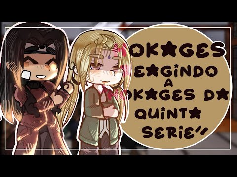 HOKAGES REAGINDO A “Hokages da quinta serie” //naruto react//