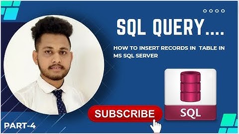 How to insert values in table in sql | sql tutorial in Hindi /English | use of INSERT INTO & example