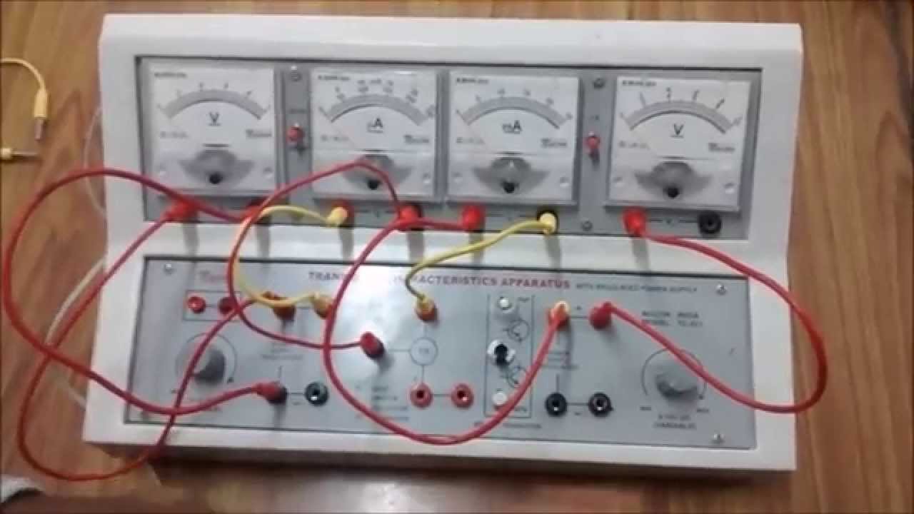 NPN Transistor Practical Class 12 CBSE YouTube
