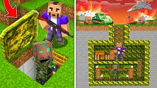 I survived 100 days in a military bunker in Minecraft!