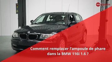 Comment changer une ampoule sur une BMW Série 1 ?