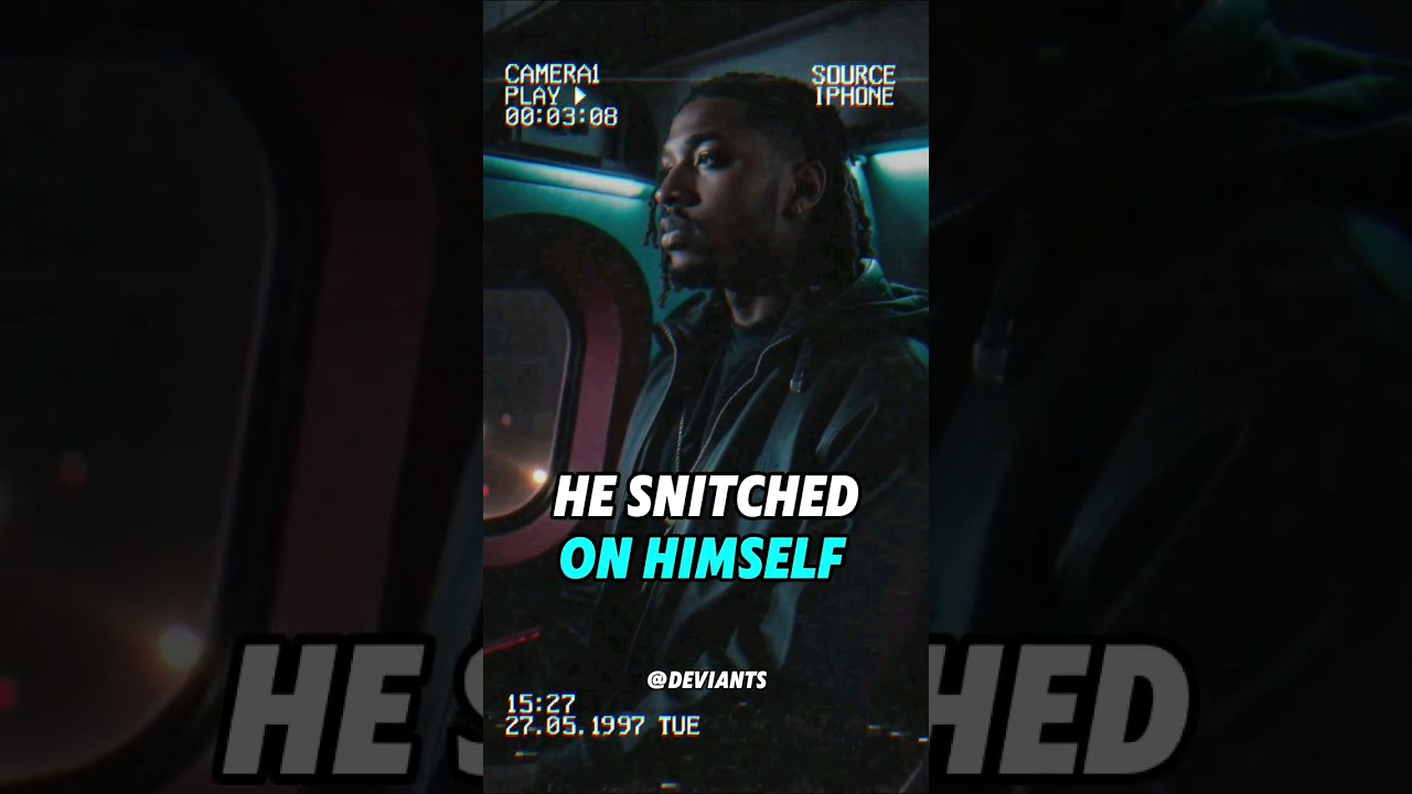 UK DRILL RAPPER ACCIDENTALLY SNITCHES ON HIMSELF