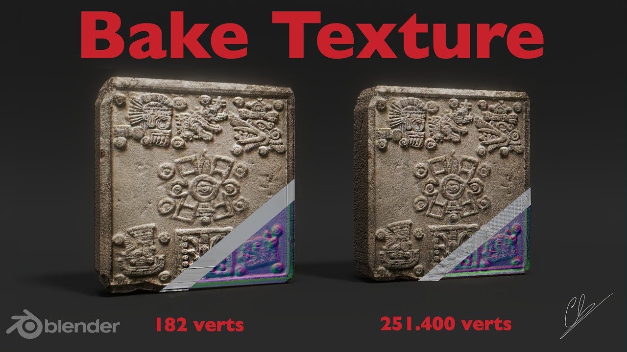 Blender] Baking textures into retopology models