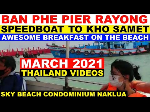 SPEEDBOAT FUN TRIP TO BAN PHE PIER THAILAND