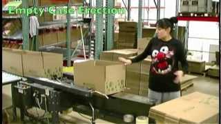 Pick Modules  -  Case Erectors - Tote & Carton Storage - gravity Roller Conveyor  by SJF.com