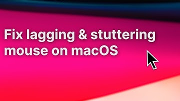 Fix Lagging, Stuttering & Jumping Mouse on a Mac