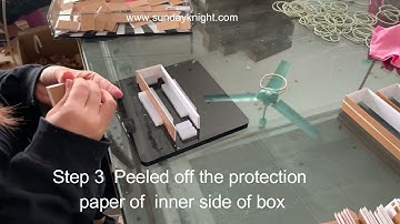 How to make the acrylic box #AcrylicDIY,  #SundayKnight, #CustomAcrylic,  #AcrylicBox, #AcrylicStand