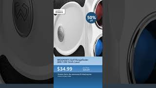 WOSPORTS Golf Rangefinder 50% OFF — $34.99 (Laser Range Finder 1200 Yards)
