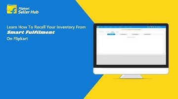 How To Recall Inventory / Products In Flipkart Smart Fulfillment