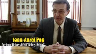 Ioan-Aurel Pop, rectorul UBB, în limba maghiară fără dicționar