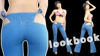 【！？】ウルトラローライズデニムビキニパンツ【lookbook】