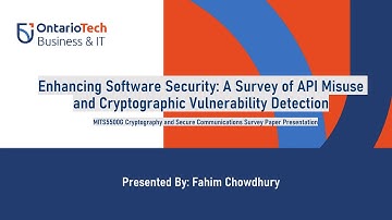 MITS 5500G Final Survey Paper Video Presentation