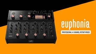 euphonia Professional 4-channel Rotary DJ Mixer | Overview