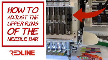 How to adjust the needle bar when is not coming down