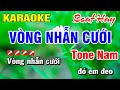 Karaoke Vòng Nhẫn Cưới (Beat Hay) Tone Nam Nhạc Sống | Hoài Phong
