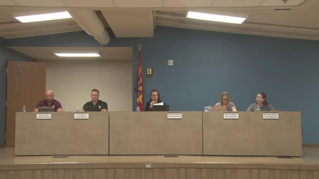 Litchfield Elementary School District Board Meeting 08/26/25