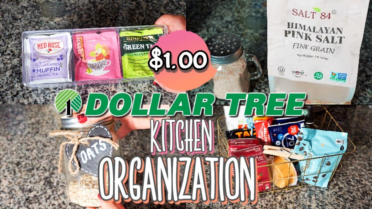 EASY DOLLAR TREE KITCHEN/PANTRY/CABINET ORGANIZATION HACKS!! | ORGANIZE