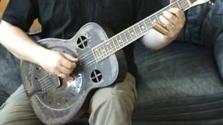 Amistar singlecone resonator guitar! Open C tuning.
