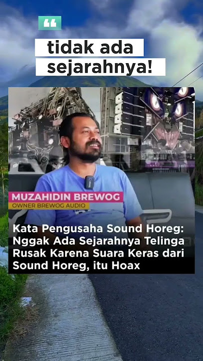 BREWOG = Nggak ada sejarahnya telinga rusak karna sound horeg! #brewog #brewogaudio #horeg