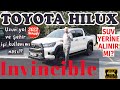 YENİ TOYOTA HILUX INVINCIBLE I MAKYAJLI HILUX I ŞEHİR İÇİ VE UZUN YOL KULLANIMI