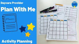 Daycare Planning Plan The New School Year With Me