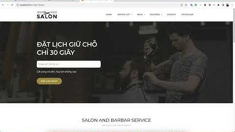 Lập trình Website PHP - Giới thiệu đồ án Đặt Lịch Cắt Tóc