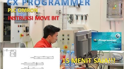 Belajar instruksi MOV BIT bukan MOV biasa CX PROGRAMMER PLC OMRON
